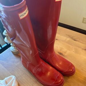 Hunter Classic Red Waterproof Boots